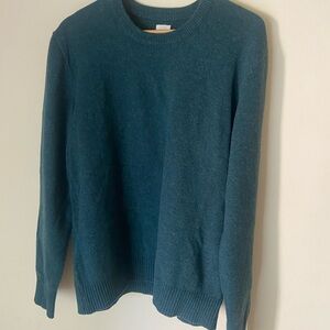 GAP Men's Crewneck Sweater in Teal Green